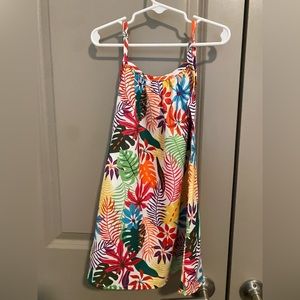 Bright colored dress